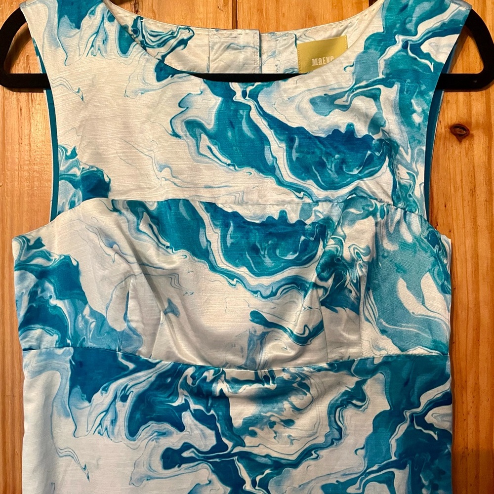 Anthropologie Maeve silk cotton blend dress, size 6 EUC - Picture 4 of 11